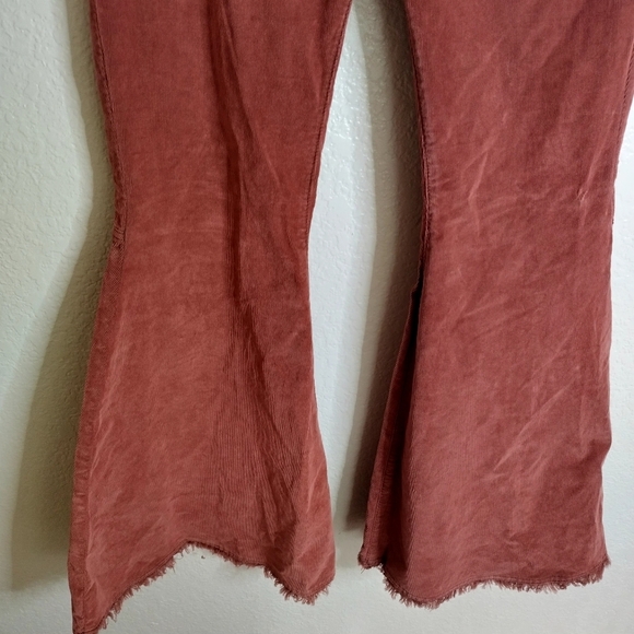 Free People Just Float Corduroy Flare Pants Sz 27 - Picture 4 of 10